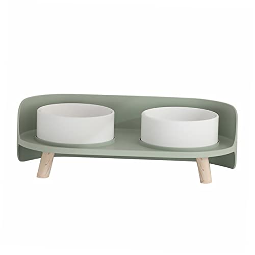 COLLBATH Futternapf Für Haustiere Aus Hochdichter Keramik Doppelnapf Geneigtes Design Mintgrün Für Die Katzenfütterung COLLBATH Futternapf Für Haustiere Aus Hochdichter Keramik Doppelnapf Geneigtes Design Mintgrün Für Die Katzenfütterung von COLLBATH