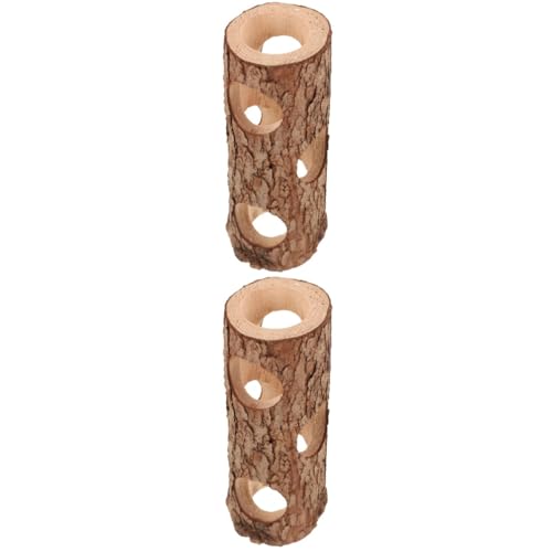 2st Rohrbaumloch Aus Massivholz Meerschweinchen Spielzeug Hamsterversteck-Tunnel Meerschweinchentunnel Und Röhren Hamsterhaus Spielzeug Für Meerschweinchen Igelkanal Light Brown COLLBATH 2st Rohrbaumloch Aus Massivholz Meerschweinchen Spielzeug Hamsterversteck-Tunnel Meerschweinchentunnel Und Röhren Hamsterhaus Spielzeug Für Meerschweinchen Igelkanal Light Brown COLLBATH von COLLBATH