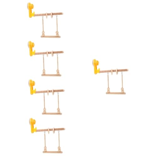 COLLBATH 5 Stücke Papagei Ausbildung Sitzstange Stehen Vogel Tasse Stehen Papagei Spielen Rack Vogel Spielzeug Leicht Zu Reinigen Komfortable von COLLBATH