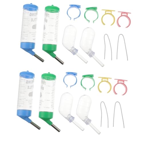 COLLBATH 2sets Hamster Set Pet Supplies Tier Trinkflasche Für Und Bunny 4 Stücke * 2 von COLLBATH
