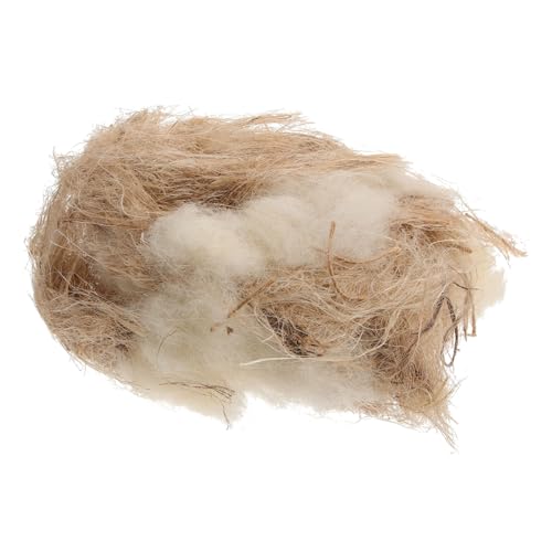 COLLBATH 1 Packung Vogelnest-Kissenmaterial Nistmaterial für Wildvögel mit Nistmaterial für Vögel drinnen Zucht draußen Einstreumaterial für Vögel gewebtes Nestmaterial Bast COLLBATH 1 Packung Vogelnest-Kissenmaterial Nistmaterial für Wildvögel mit Nistmaterial für Vögel drinnen Zucht draußen Einstreumaterial für Vögel gewebtes Nestmaterial Bast von COLLBATH