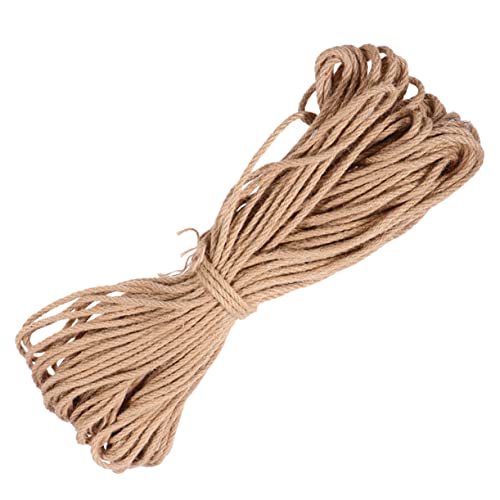 COLLBATH 1stück Katzenkratzbaum Seil Beige Handgemachte Ersatzschnur Für Kratzsäulen Robustes Mehrzweckseil Aus Naturfaser Für Kreative Projekte Und Bastelarbeiten COLLBATH 1stück Katzenkratzbaum Seil Beige Handgemachte Ersatzschnur Für Kratzsäulen Robustes Mehrzweckseil Aus Naturfaser Für Kreative Projekte Und Bastelarbeiten von COLLBATH