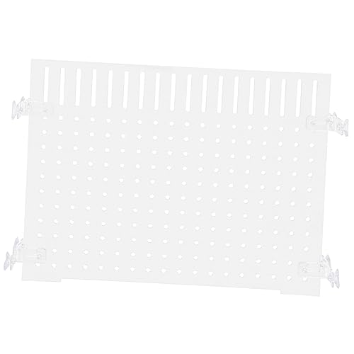 COLLBATH 1 Satz Acrylic Aquarium Divider mit Saugnapf Transparente Trennwand für Fischbecken Vielseitig Einsetzbar zur Schaffung von Lebensräumen Einfachen Isolation von Fischen für Zucht von COLLBATH