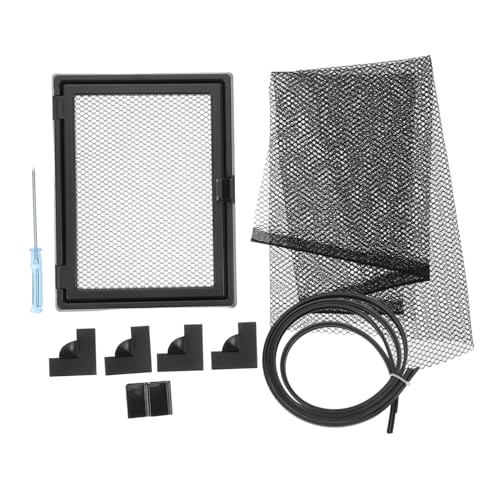COLLBATH 1 Satz Antisprungnetz für Aquarien Aquariumnetzabdeckung mit Futterfenster Obere Abdeckung für Aquarien Anti-Sprung-Abdeckungen für Aquarien Aquariennetze Magnet Schwarz COLLBATH 1 Satz Antisprungnetz für Aquarien Aquariumnetzabdeckung mit Futterfenster Obere Abdeckung für Aquarien Anti-Sprung-Abdeckungen für Aquarien Aquariennetze Magnet Schwarz von COLLBATH