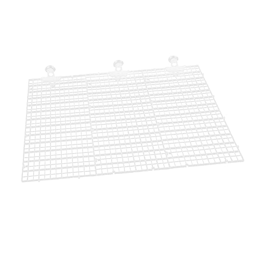 COLLBATH 1 Satz Aquarium Trennwand Set Teiliges Set mit Saugnäpfen Transparent Isolierendes Netz für Fischzucht Installieren Hochwertiges für Aquarien und Zuchtbecken von COLLBATH