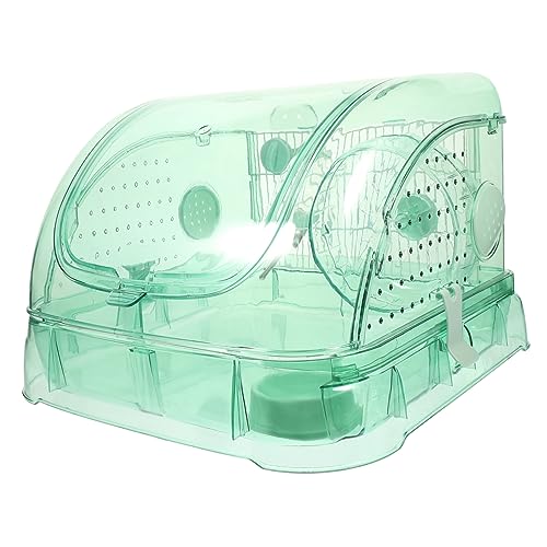 COLLBATH Haustierkäfig Acryl Hamsterhaus atmungsaktiv geruchlos tragbar einfacher Zugang zur Fütterung grün COLLBATH Haustierkäfig Acryl Hamsterhaus atmungsaktiv geruchlos tragbar einfacher Zugang zur Fütterung grün von COLLBATH