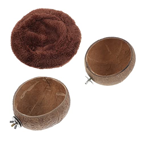 COLLBATH Haustier-Futternapf-Set aus natürlicher Kokosnussschale für Hamster Kaninchen Meerschweinchen Chinchillas Oral COLLBATH Haustier-Futternapf-Set aus natürlicher Kokosnussschale für Hamster Kaninchen Meerschweinchen Chinchillas Oral von COLLBATH