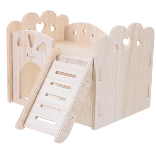 COLLBATH Meerschweinchenversteck Aus Holz Kleines Hamsterhaus Dekoratives Spielzeug Für Kleintiere Sicher Und Bequem COLLBATH Meerschweinchenversteck Aus Holz Kleines Hamsterhaus Dekoratives Spielzeug Für Kleintiere Sicher Und Bequem von COLLBATH