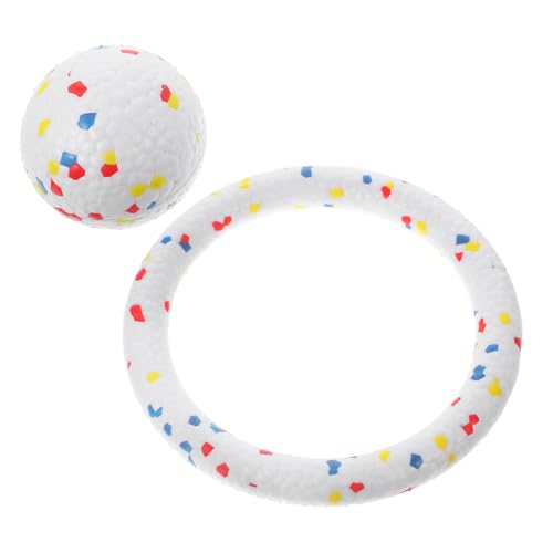 COLLBATH Fliegende Ringe Hundebälle Satz Kleine Bälle Für Hunde Aggressive Kauer Etpu Material Apportieren Spielzeug COLLBATH Fliegende Ringe Hundebälle Satz Kleine Bälle Für Hunde Aggressive Kauer Etpu Material Apportieren Spielzeug von COLLBATH