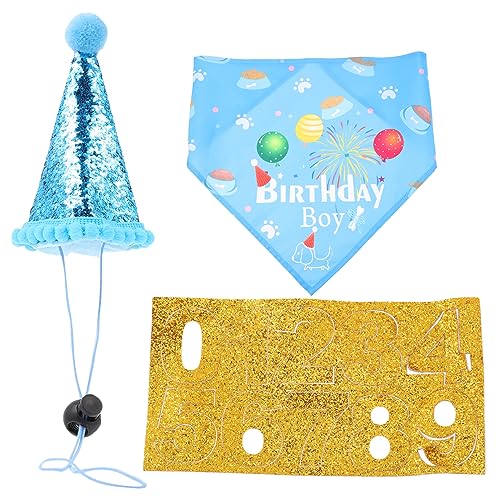 COLLBATH 1 Satz Hundegeburtstagsmütze Haustiere Hundedenkmal Hundemützen Geburtstag Kegelkappe Hundekostüme Hundenapf Präsentieren Sie Dekorationen Welpenspielzeug Puffer Polyester Blue COLLBATH 1 Satz Hundegeburtstagsmütze Haustiere Hundedenkmal Hundemützen Geburtstag Kegelkappe Hundekostüme Hundenapf Präsentieren Sie Dekorationen Welpenspielzeug Puffer Polyester Blue von COLLBATH