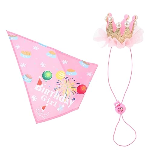 COLLBATH 1 Satz Hundegeburtstagsmütze Pfote Kostüme Für Hunde Hundemützen Geburtstag des Hundes Autositz Für Hunde Hund Bucket Hat Schal Hundebogen Hundekleidung Polyester Rosa COLLBATH 1 Satz Hundegeburtstagsmütze Pfote Kostüme Für Hunde Hundemützen Geburtstag des Hundes Autositz Für Hunde Hund Bucket Hat Schal Hundebogen Hundekleidung Polyester Rosa von COLLBATH