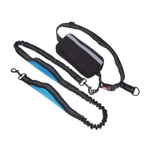 COLLBATH 1 Satz Hundeleine mit Bauchtasche Reflektierende Bungee Laufleine für Jogging und Verstellbarer Hüftgurt Praktische Freihandleine mit Geräumiger Tasche für Hundehalter COLLBATH 1 Satz Hundeleine mit Bauchtasche Reflektierende Bungee Laufleine für Jogging und Verstellbarer Hüftgurt Praktische Freihandleine mit Geräumiger Tasche für Hundehalter von COLLBATH