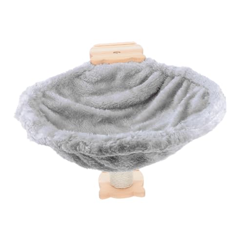 COLLBATH 1 Satz Katzenhängematte Multifunktionales Katzenbett mit Kratzsäule und Hängendem Weiche und Einladende Schlafgelegenheit für Katzen COLLBATH 1 Satz Katzenhängematte Multifunktionales Katzenbett mit Kratzsäule und Hängendem Weiche und Einladende Schlafgelegenheit für Katzen von COLLBATH