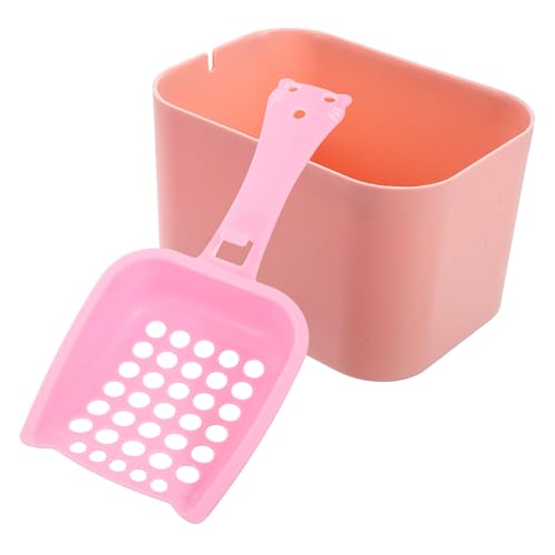 COLLBATH 1 Satz Katzenstreu-Schaufel-Set Scoop Körperpflege Katzenstreuschaufel mit Eimer Schaufel zum Reinigen von Katzenstreu Heimtierbedarf Katzenschaufel Plastik Rosa COLLBATH 1 Satz Katzenstreu-Schaufel-Set Scoop Körperpflege Katzenstreuschaufel mit Eimer Schaufel zum Reinigen von Katzenstreu Heimtierbedarf Katzenschaufel Plastik Rosa von COLLBATH