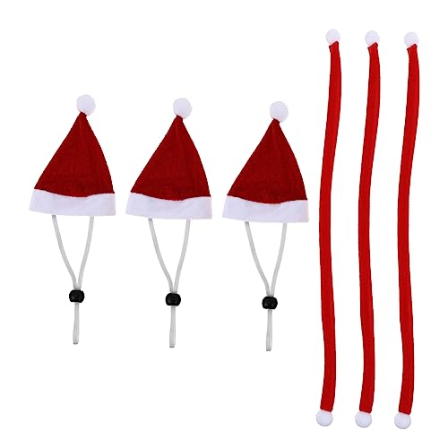COLLBATH Mini-weihnachtsmütze Mit Schal Für Kleine Haustier-Puppen Weihnachtsdeko Für Mäuse Katzen Schildkröten Und Igel Als Geeignet COLLBATH Mini-weihnachtsmütze Mit Schal Für Kleine Haustier-Puppen Weihnachtsdeko Für Mäuse Katzen Schildkröten Und Igel Als Geeignet von COLLBATH