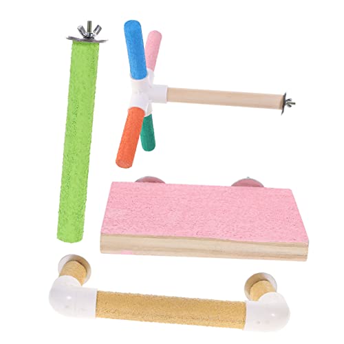 COLLBATH 1 Satz Vogelspielzeug Papageienstange Kauspielzeug Für Papagei Holzstange Für Vogelkäfig Haustierzubehör Sicher Und Langlebig von COLLBATH