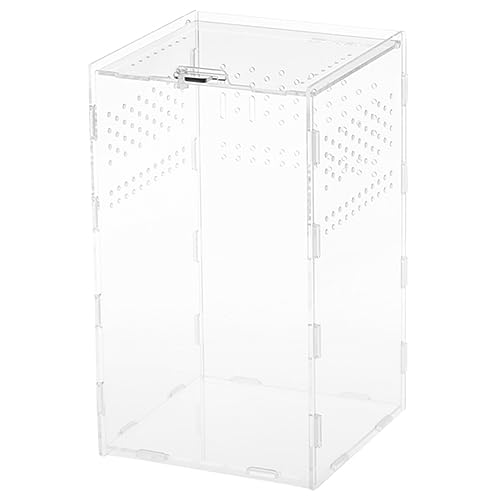 COLLBATH 1 Satz Transparente Reptilien Zuchtbox Magnetische Terrarien für Reptilien Eidechsen und Schildkröten Hochtransparent Atmungsaktiv Wetterbeständig für Sicheres Züchten und COLLBATH 1 Satz Transparente Reptilien Zuchtbox Magnetische Terrarien für Reptilien Eidechsen und Schildkröten Hochtransparent Atmungsaktiv Wetterbeständig für Sicheres Züchten und von COLLBATH