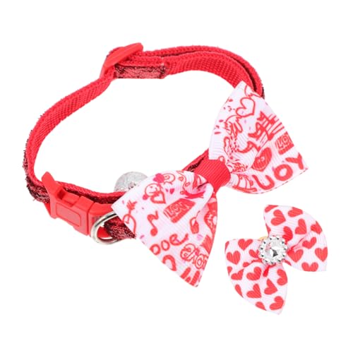 COLLBATH 1 Satz Valentinstag Halskette Hundemarke Hundehalsband Mit Schleife Hundehalsband Personalisiert Katzenhalsbänder Valentinstag Katzenkostüm Hundehalsband Licht Polyester Baumwolle COLLBATH 1 Satz Valentinstag Halskette Hundemarke Hundehalsband Mit Schleife Hundehalsband Personalisiert Katzenhalsbänder Valentinstag Katzenkostüm Hundehalsband Licht Polyester Baumwolle von COLLBATH