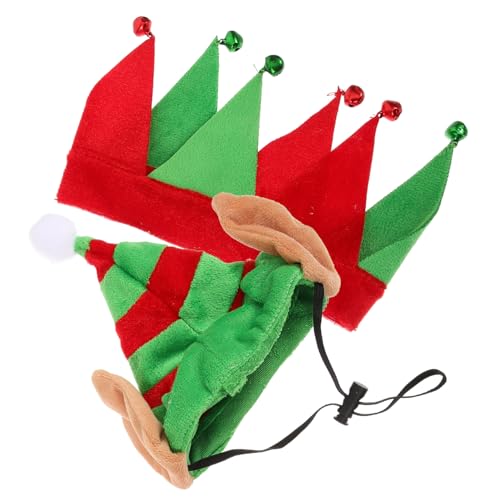 COLLBATH 1 Satz Weihnachtsmütze Für Hunde Cosplay-Halsband Welpen-Kopfbedeckung Bequem Und Hautfreundlich von COLLBATH