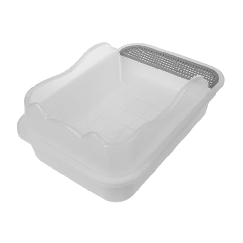 COLLBATH 1satz Katzentoilette Mit Spritzschutz Halboffene Katzenstreu-schaufelbox Für Kleine Katzen Praktisch Langlebig Für Zuhause Tiergeschäfte Und Mehr COLLBATH 1satz Katzentoilette Mit Spritzschutz Halboffene Katzenstreu-schaufelbox Für Kleine Katzen Praktisch Langlebig Für Zuhause Tiergeschäfte Und Mehr von COLLBATH
