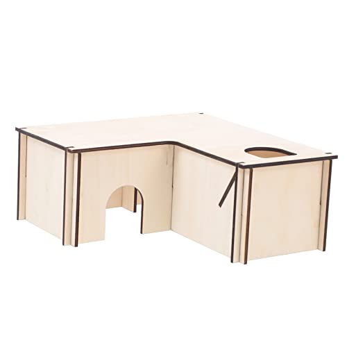 COLLBATH Hamster-versteck Aus Holz Langlebig Und Sicher Für Haustiere Als Schlaf Und Spielplatz Für Hamster Und Chinchilla COLLBATH Hamster-versteck Aus Holz Langlebig Und Sicher Für Haustiere Als Schlaf Und Spielplatz Für Hamster Und Chinchilla von COLLBATH