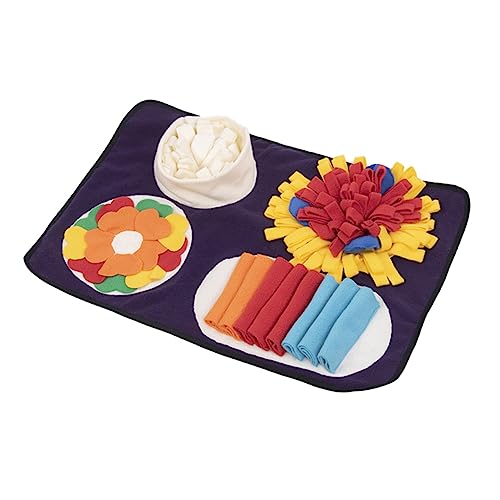 COLLBATH Hunde-schnüffelmatte Futterkissen Aus Polarfleece Mit Textur Zum Verstecken Von Snacks Für Haustierspielzeug COLLBATH Hunde-schnüffelmatte Futterkissen Aus Polarfleece Mit Textur Zum Verstecken Von Snacks Für Haustierspielzeug von COLLBATH