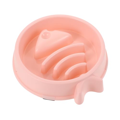 COLLBATH Fischgrätentörmiger Futternapf Für Haustiere Fischförmiger Futterspender Für Haustiere Langsamfütterer Für Hundefutter Langsamfütterer Für Katzenleckerlis Für Katzenfutter von COLLBATH
