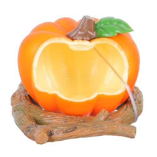 COLLBATH Vogelfutterspender Aus Kunststoff Kürbisform Vogel Futterbox Haustier Vogel Lebensmittelbehälter Futter Und Wasserbehälter Für Vögel von COLLBATH