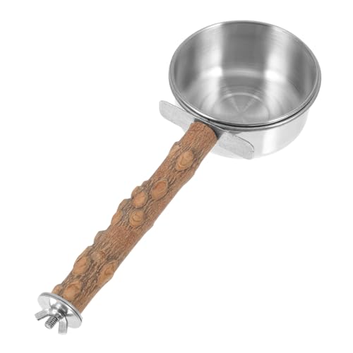 COLLBATH 1 Stück Vogelfutterbecher Käfig Nymphensittichfutter Papageienständer Vogelfutternapf Automatischer Futterspender Vögel Haustier Papageienbrett Vogelspieß Vogelbecherhalter von COLLBATH