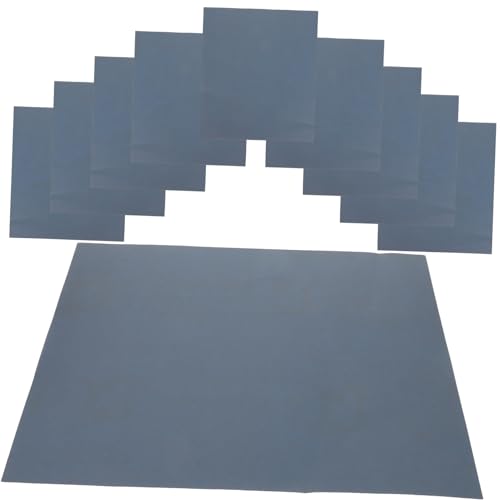 COLLBATH 10blätter Vogelkäfig-Liner Schleifpapier Für Papageien Abrasive Matten Für Krallenpflege Strapazierfähig Geeignet Für Vogelarten Blau von COLLBATH