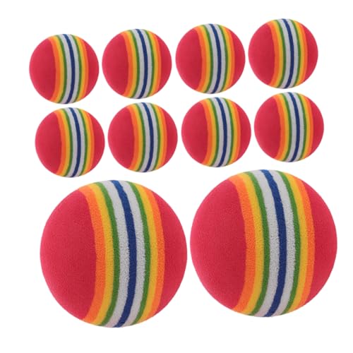 COLLBATH Mehrzweck-haustierspielzeug: 10 Stück Weiches Eva-Regenbogen-widerstands-beißspielzeug Zum Spielen COLLBATH Mehrzweck-haustierspielzeug: 10 Stück Weiches Eva-Regenbogen-widerstands-beißspielzeug Zum Spielen von COLLBATH