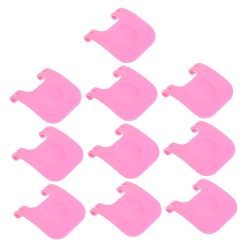 COLLBATH 10 Stück Käfigfixierkante Schnalle Käfigschnalle Verbindungsclip für Haustierkäfige Käfig-Laufstallschnallen Kistenclip Kleintierkäfigverschluss pp Rosa von COLLBATH
