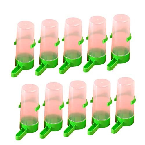 COLLBATH 10 Stück Teiliges Automatischer Vogelfutterspender für Kleine Trinkbecher für Papageien Wasserspender für Käfige zu Reinigen Langlebig COLLBATH 10 Stück Teiliges Automatischer Vogelfutterspender für Kleine Trinkbecher für Papageien Wasserspender für Käfige zu Reinigen Langlebig von COLLBATH
