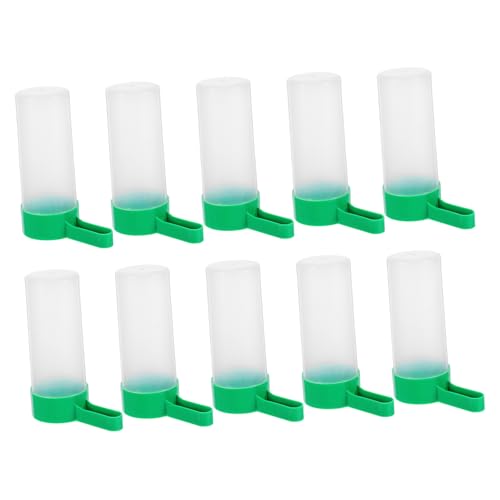 COLLBATH 10 Stück Teiliges Automatischer Vogeltrinkbecher für Papageien Tragbarer Futternapf für Käfige zu Reinigen für Kleine und Mittelgroße Design COLLBATH 10 Stück Teiliges Automatischer Vogeltrinkbecher für Papageien Tragbarer Futternapf für Käfige zu Reinigen für Kleine und Mittelgroße Design von COLLBATH