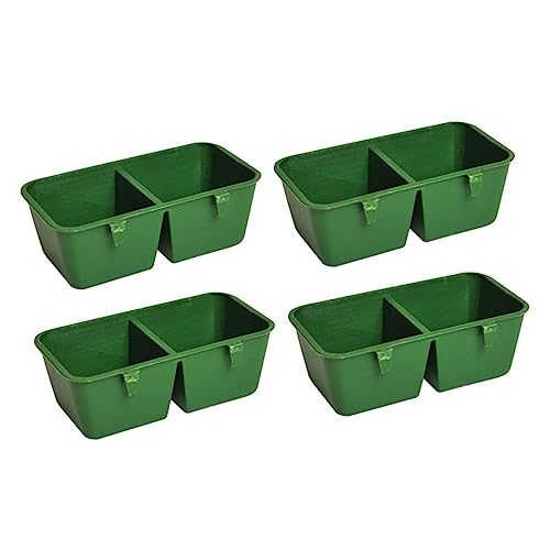 COLLBATH 10 Stück Teiliges Doppelte Futterschale aus Kunststoff Langlebig und Leicht zu Reinigen Geeignet für Kleine Vögel und Papageien zur Befestigung im Käfig Praktische Futter und COLLBATH 10 Stück Teiliges Doppelte Futterschale aus Kunststoff Langlebig und Leicht zu Reinigen Geeignet für Kleine Vögel und Papageien zur Befestigung im Käfig Praktische Futter und von COLLBATH