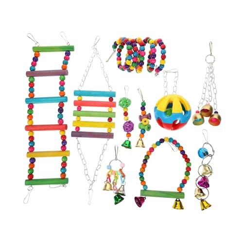 COLLBATH Vogel Sittich Spielzeug Schaukel Holz Vogel Schaukel Spielzeug 10 stücke Papagei Barsch Schaukel Set Vogel Käfig Zubehör COLLBATH Vogel Sittich Spielzeug Schaukel Holz Vogel Schaukel Spielzeug 10 stücke Papagei Barsch Schaukel Set Vogel Käfig Zubehör von COLLBATH