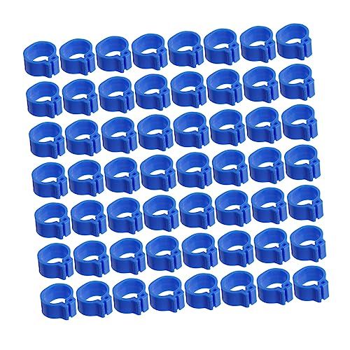 COLLBATH Ringe für Vögel 100 Stück Taubenmarkierungsringe 10 mm Taubenfußbänder langlebige Geflügelbeinbänder von COLLBATH