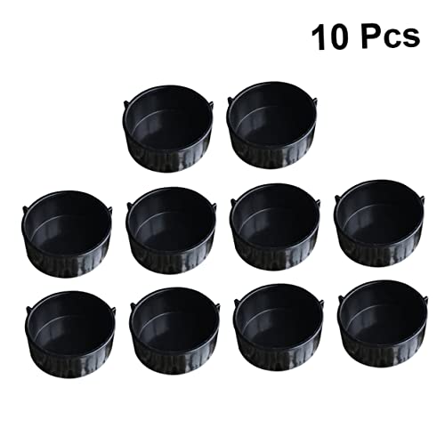 COLLBATH 10St Futternapf für Reptilien Futterschalen für Garnelen Reptilien füttern Reptilienzubehör Wurmschale schleichtiere Futterspender für Reptilien Reptilienschale Black COLLBATH 10St Futternapf für Reptilien Futterschalen für Garnelen Reptilien füttern Reptilienzubehör Wurmschale schleichtiere Futterspender für Reptilien Reptilienschale Black von COLLBATH