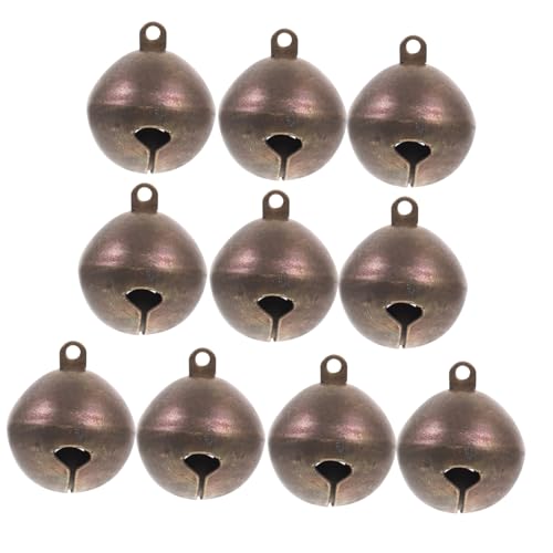 COLLBATH 10St Ziegenkupferglocke Hundeglocke Viehglocke Weihnachtsglocken aus Kupfer Urlaub Baumschmuck Weihnachtsbaumglocken Kranzglocken selber Machen Zubehör für Haustieranhänger Coffee COLLBATH 10St Ziegenkupferglocke Hundeglocke Viehglocke Weihnachtsglocken aus Kupfer Urlaub Baumschmuck Weihnachtsbaumglocken Kranzglocken selber Machen Zubehör für Haustieranhänger Coffee von COLLBATH