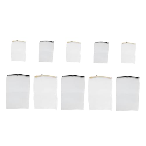 COLLBATH 10pcs Fisch Tank Tasche Set Mesh Nylon Material Mesh Tasche Zufällige Farbe von COLLBATH