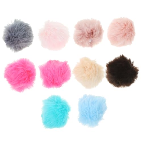 COLLBATH 10 Stück Flauschige Bälle 4 cm Katzenspielzeug Leichte Pompons Für Haustiere Und Bastelarbeiten COLLBATH 10 Stück Flauschige Bälle 4 cm Katzenspielzeug Leichte Pompons Für Haustiere Und Bastelarbeiten von COLLBATH