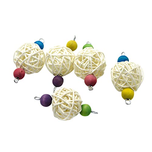 COLLBATH Kleines Papageienspielzeug Rattanball-Spielzeug Für Vögel Lernspielzeug Für Papageien Sicher Zum Kauen Und Entdecken COLLBATH Kleines Papageienspielzeug Rattanball-Spielzeug Für Vögel Lernspielzeug Für Papageien Sicher Zum Kauen Und Entdecken von COLLBATH