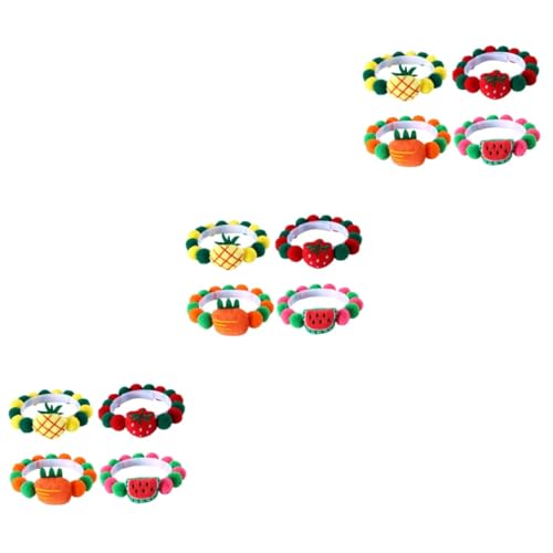 COLLBATH 12 STK Obsthalsband Für Haustiere Dekoratives Halsband Für Haustiere Welpen Katzenhalsband Kleine Hundehalsbänder Weiches Welpenhalsband Obstdekor Bommelkragen Baumwolle COLLBATH 12 STK Obsthalsband Für Haustiere Dekoratives Halsband Für Haustiere Welpen Katzenhalsband Kleine Hundehalsbänder Weiches Welpenhalsband Obstdekor Bommelkragen Baumwolle von COLLBATH