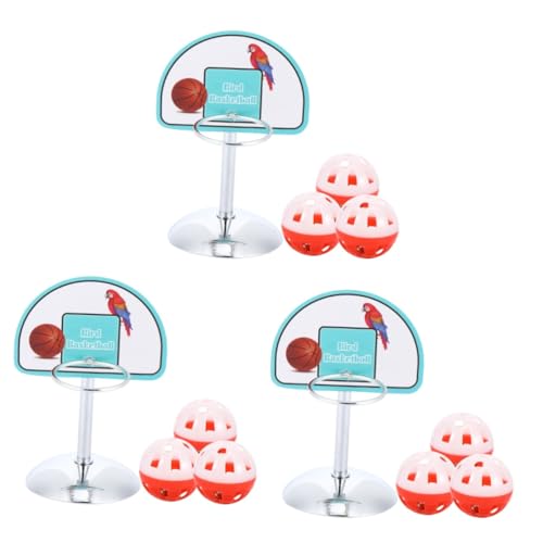 COLLBATH 3sets Vogel Pädagogisches Spielzeug Papagei Spielzeug Set Basketball Hoop Für Papagei Intelligenz Entwicklung 4 Stücke * 3 COLLBATH 3sets Vogel Pädagogisches Spielzeug Papagei Spielzeug Set Basketball Hoop Für Papagei Intelligenz Entwicklung 4 Stücke * 3 von COLLBATH