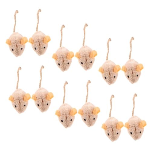 COLLBATH 12 Stück Katzenspielzeug Mäuse Interaktives Spielzeug Für Hauskatzen Plüsch Haustierspielzeug COLLBATH 12 Stück Katzenspielzeug Mäuse Interaktives Spielzeug Für Hauskatzen Plüsch Haustierspielzeug von COLLBATH