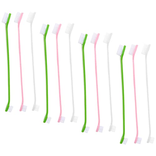 COLLBATH 12St Doppelkopf-Hundezahnbürste Dog Toothbrush Dog Teeth Cleaning Tierzahnbürste Katzenzahnbürste Haustierzahn Zahnpasta Zähne putzen Zahnbürste Reinigungszahnbürste für Haustiere COLLBATH 12St Doppelkopf-Hundezahnbürste Dog Toothbrush Dog Teeth Cleaning Tierzahnbürste Katzenzahnbürste Haustierzahn Zahnpasta Zähne putzen Zahnbürste Reinigungszahnbürste für Haustiere von COLLBATH