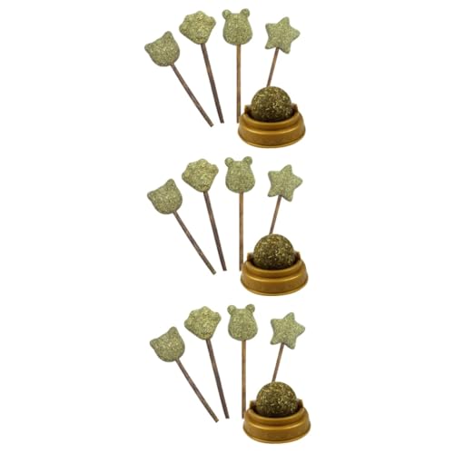 COLLBATH 15 STK Katzensnack Katze Katzenminze Wand drehbare Katzenminze Katzengras für Wohnungskatzen Kätzchen kauen katzenschere Krallen katzenkralle Katze süß Katzenbonbons Bambus Green COLLBATH 15 STK Katzensnack Katze Katzenminze Wand drehbare Katzenminze Katzengras für Wohnungskatzen Kätzchen kauen katzenschere Krallen katzenkralle Katze süß Katzenbonbons Bambus Green von COLLBATH