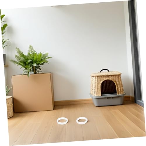 COLLBATH 15 Stück Teiliges Weiße Hamster Tunnelverbinder für Käfig Universelle DIY Ersatzringe für Mäuse und Kleintier Tunnel Abnehmbar und Einfach zu Reinigen Modernes Design für von COLLBATH