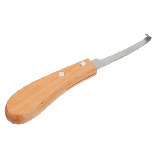 COLLBATH 1Pc Hufschneider Pferde Hufpflege Doppelseitiges Hufmesser Reparaturwerkzeuge Werkzeug Schuhe Schuhnagel Zubehör Schuhabzieher Pferdenagelabzieher Pferdehuf Politur Kit von COLLBATH