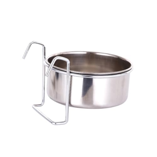 COLLBATH 1Satz Haustier Futter Und Wassernapf Hängende Futterstation Für Katzen Rostfreies Zu Reinigendes Design Für Sauberes Füttern von COLLBATH